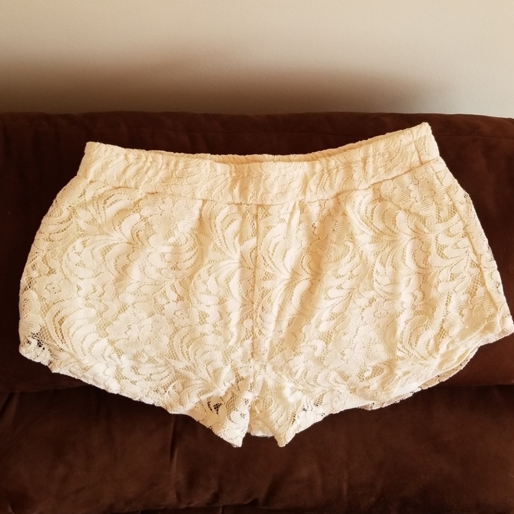 Ambiance Lace shorts nwot